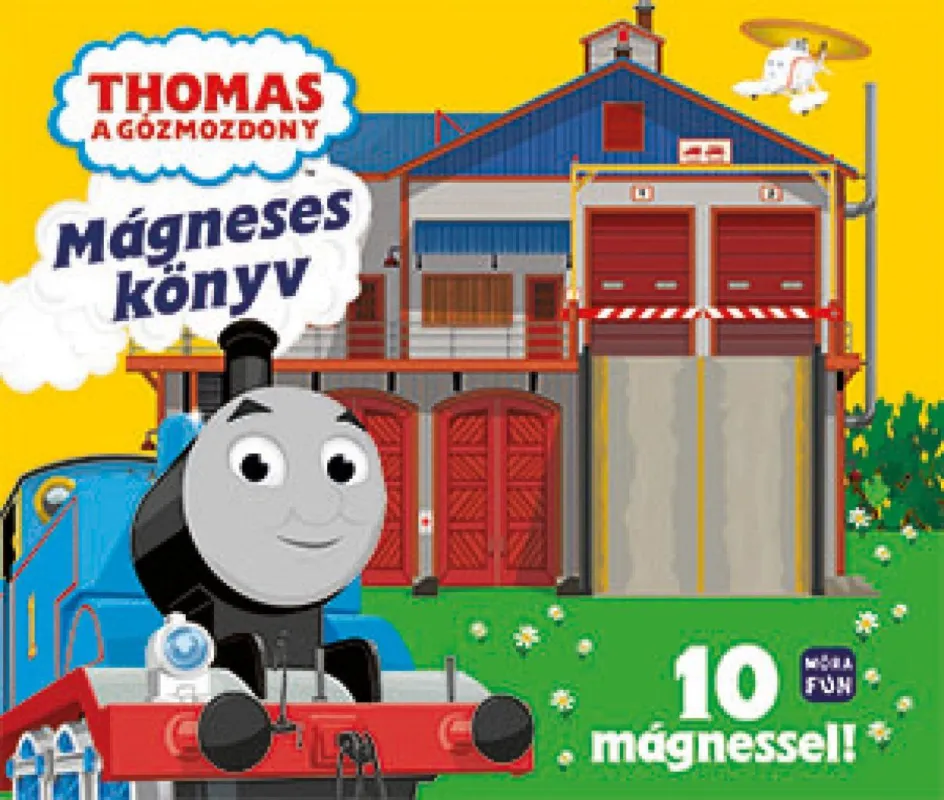 Ajánlat Thomas a gőzmozdony - Mágneses könyv - 10 mágnesfigurával