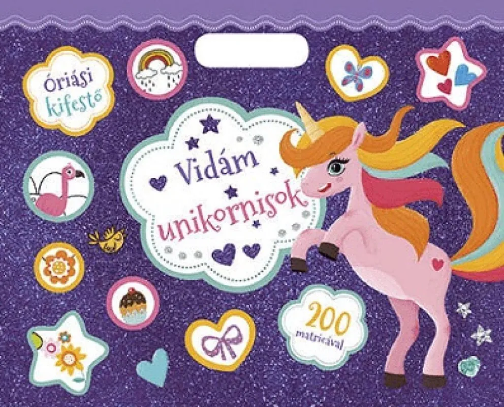 Exkluzív ajánlat Óriás kifestő - Vidám unikornisok - Vidám unikornisok