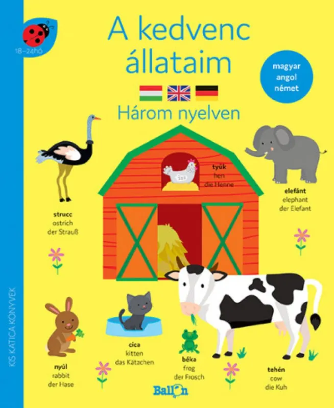 Akciós ár A kedvenc állataim - Három nyelven