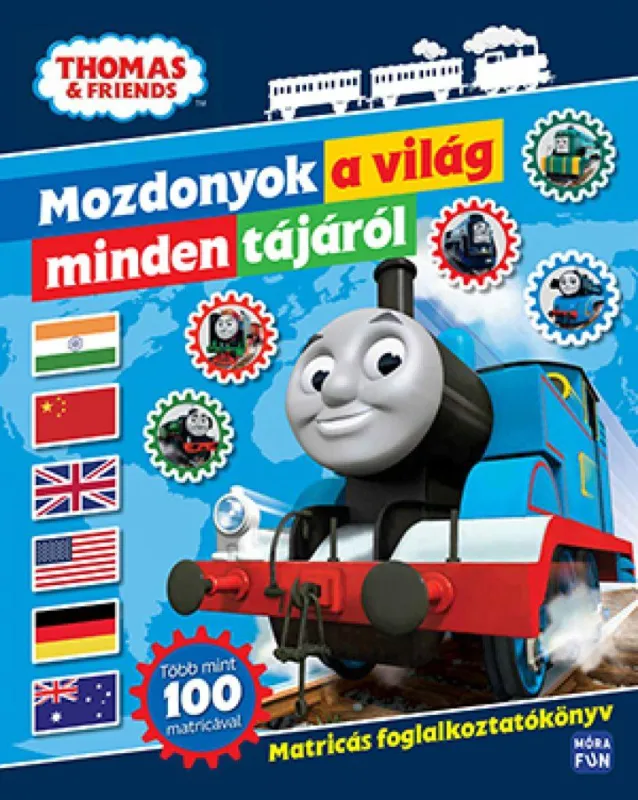 Mozdonyok a világ minden tájáról - Matricás foglalkoztatókönyv Alacsony ár