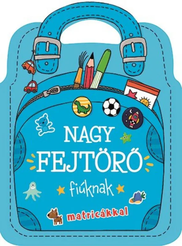 Nagy fejtörő - fiúknak matricákkal Olcsó