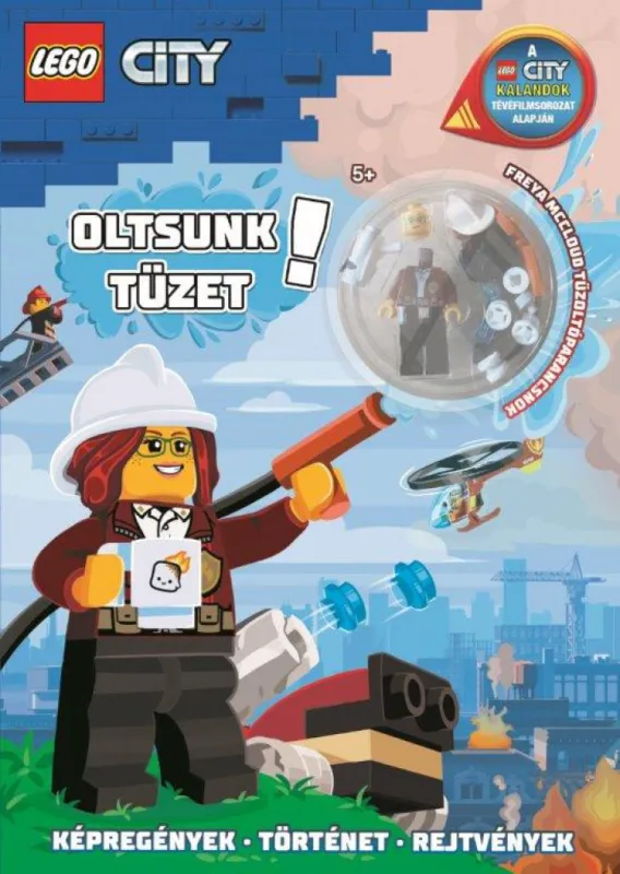 Azonnali szállítás Lego City - Oltsunk tüzet! - minifigura: Freya with Roasitie