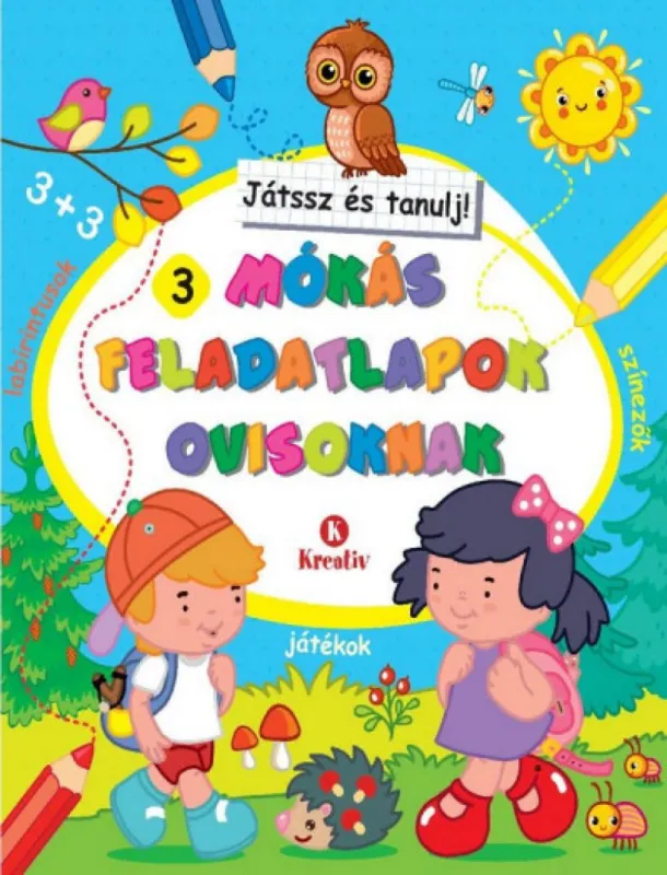 Mókás feladatlapok ovisoknak 3. - Játssz és tanulj! Árengedmény