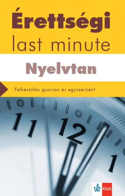 Érettségi – Last minute – Nyelvtan Szuper ajánlat