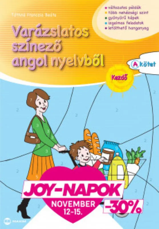 Varázslatos színező angol nyelvből – Kezdő – A kötet Biztonságos fizetés