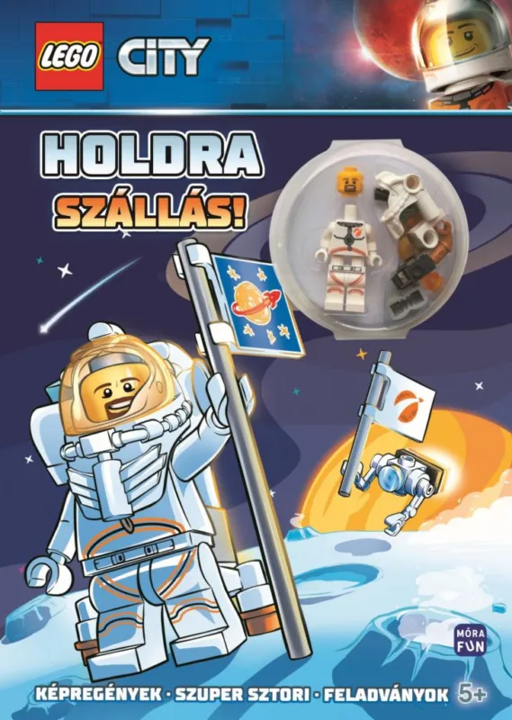 Olcsó LEGO City Holdra szállás! - Foglalkoztatókönyv minifigurával