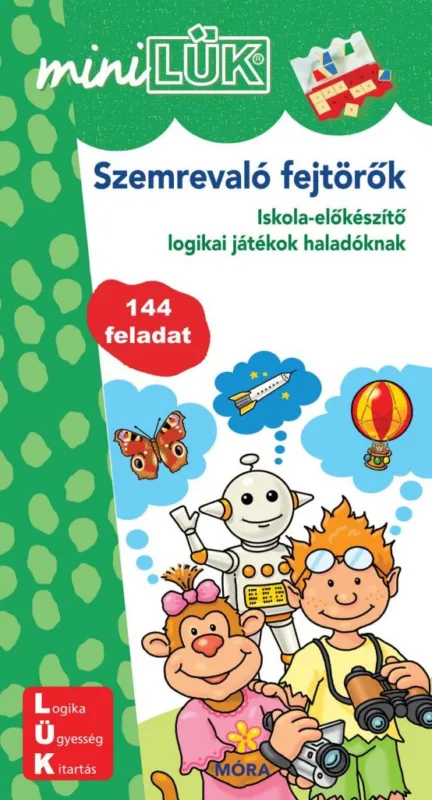 Szemrevaló fejtörők - miniLÜK - Összetett fejlesztő gyakorlatok 5-7 éveseknek Végkiárusítás