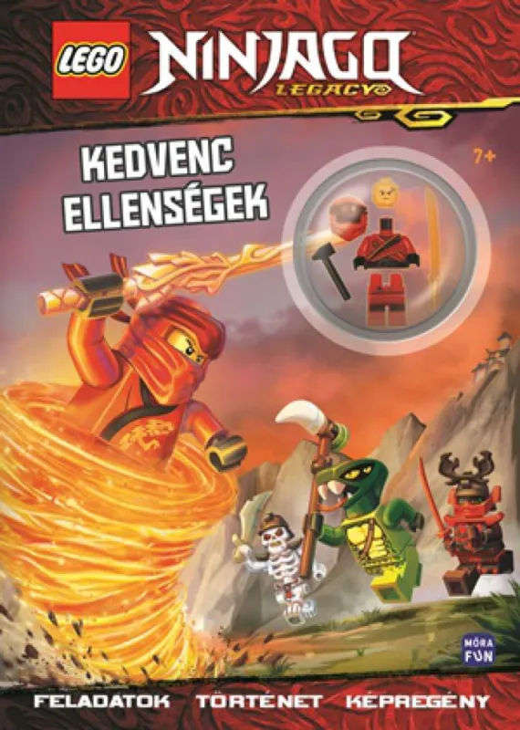 Azonnali szállítás LEGO Ninjago - Kedvenc ellenségek - Foglalkoztatókönyv Kai minifigurájával