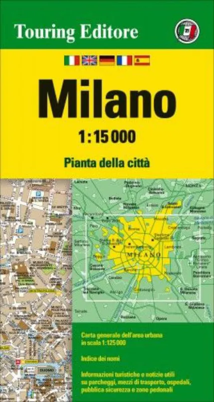 Kedvezmény Milánó várostérkép - 1:15000