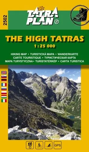 Biztonságos vásárlás TP2502 Magas-Tátra 1:25000 - Turistatérkép
