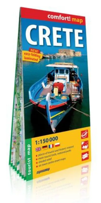 Prémium Kréta Comfort turistatérkép