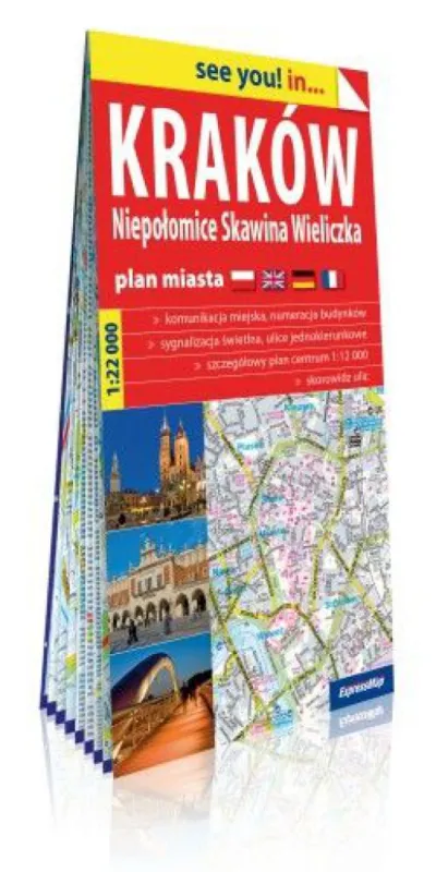 Kedvezményes ár Krakkó várostérkép 1:22e 2015