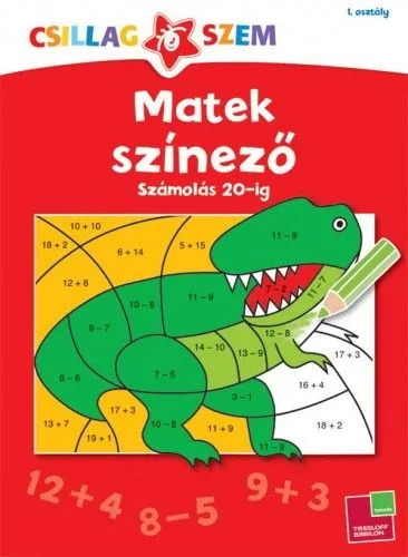 Matek színező - Számolás 20-ig - Csillagszem 1. osztály Vedd meg online
