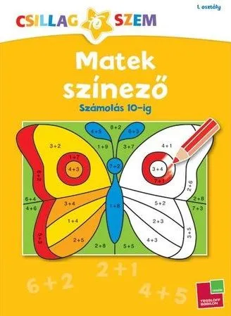 Azonnali szállítás Matek Színező - Számolás 10-ig