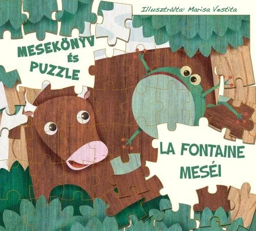 La Fontaine meséi - mesekönyv és puzzle Exkluzív ajánlat