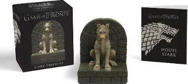 Azonnali szállítás Game of Thrones: Stark Direwolf - Book & Statue