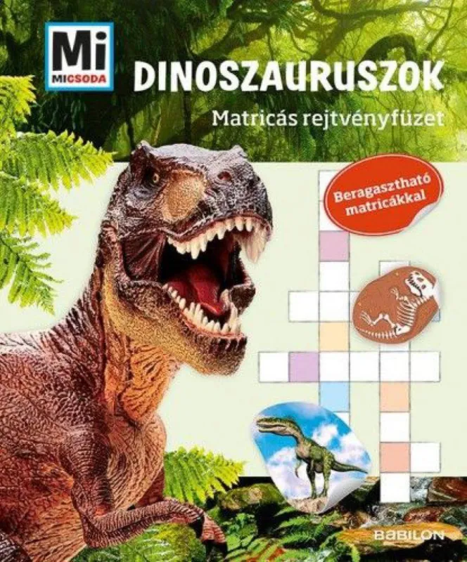 Olcsó Mi Micsoda Matricás rejtvényfüzet - Dinoszauruszok