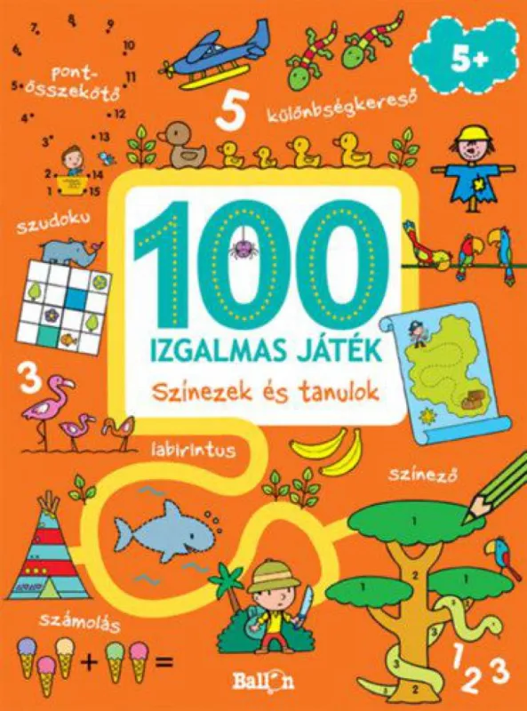100 izgalmas játék - Színezek és tanulok Legkelendőbb