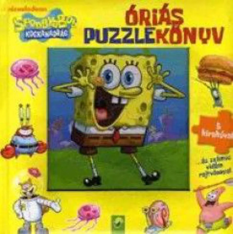 Árengedmény SpongyaBob Kockanadrág - Óriás puzzlekönyv - 5 kirakóval