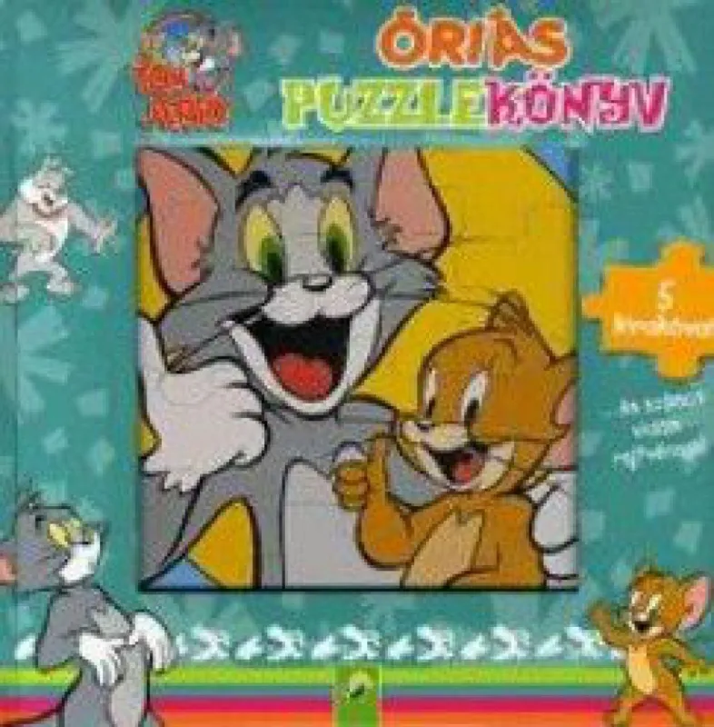 Tom és Jerry - Óriás puzzlekönyv - 5 kirakóval Végkiárusítás