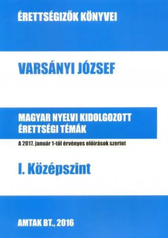 Magyar nyelvi kidolgozott érettségi témák - I. középszint Szezonális akció