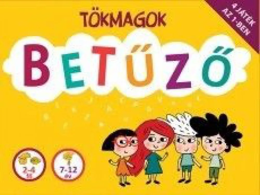 Tökmagok - Betűző kártyajáték Biztonságos fizetés