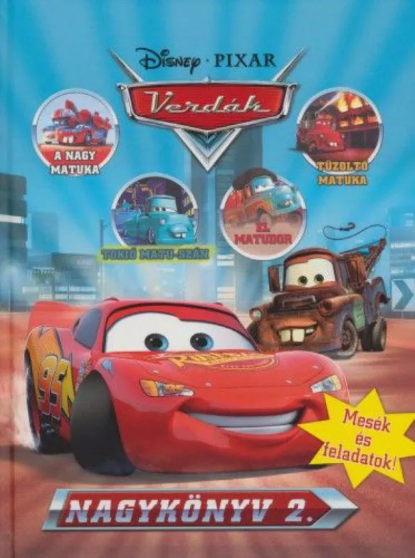 Akciós ár Disney Pixar Verdák - Nagykönyv 2. - Mesék és feladatok