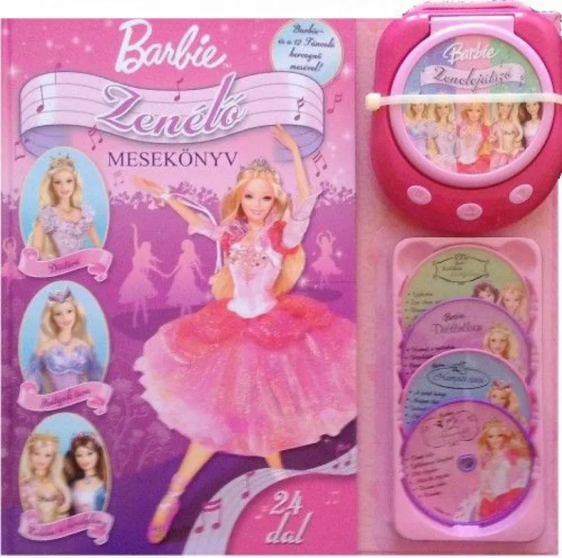 Barbie Zenélő Mesekönyv - Barbie és a 12 Táncoló hercegnő mesével! Árengedmény