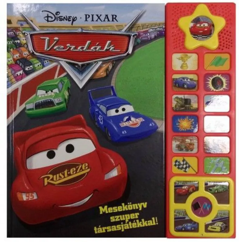 Disney Pixar Verdák - Mesekönyv szuper társasjátékkal! Expressz kézbesítés