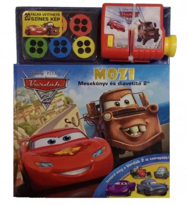 Disney Pixar Verdák 2. - 3D Mozi: Mesekönyv és diavetítő 2. - Ismerd meg a Verdák 2. új szereplőit! Végkiárusítás