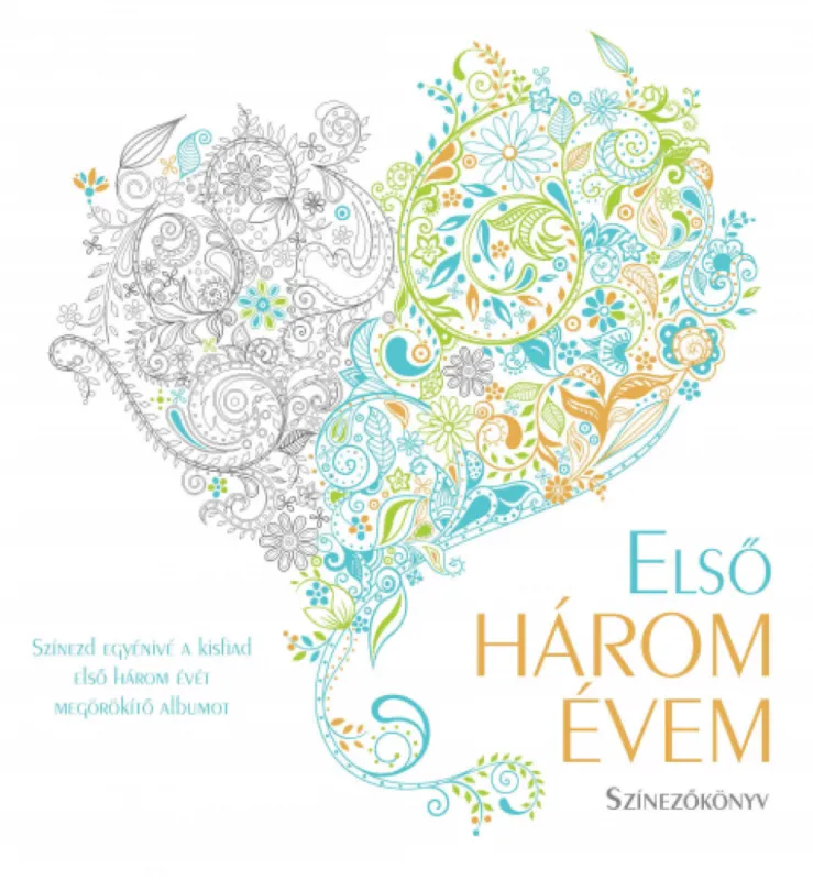 Első három évem - kisfiú - Színezőkönyv Kedvezményes ár