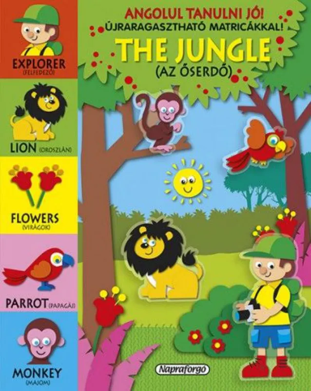 Angolul tanulni jó! - The Jungle - Újraragasztható matricákkal! Vedd meg most