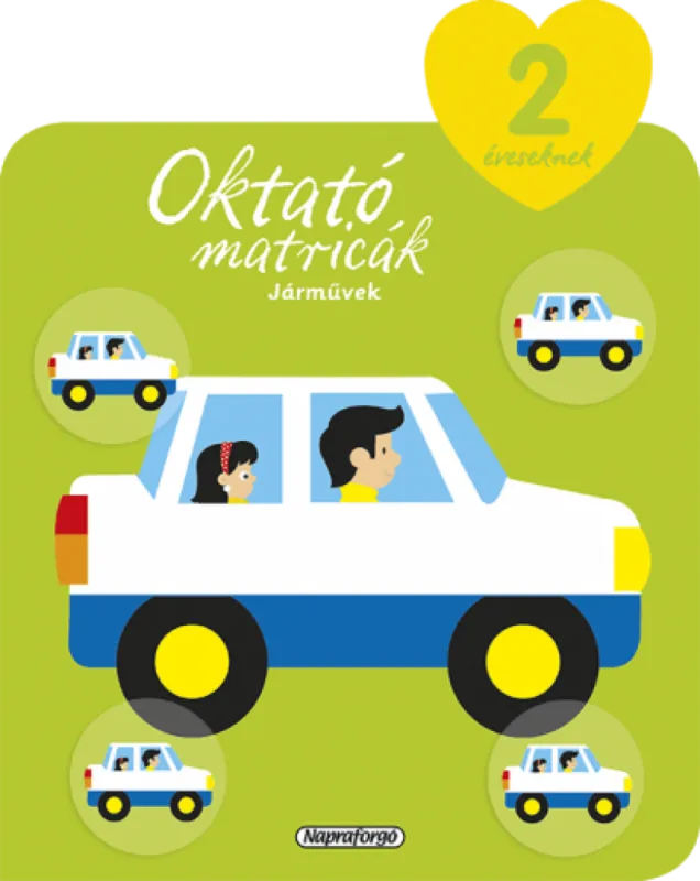 Oktató matricák - Járművek (2 éveseknek) Népszerű