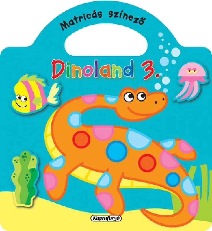 Azonnal elérhető Dinoland - 3. Zöld - Matricás színező