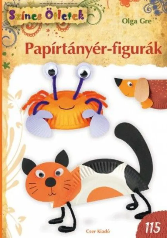 Alacsony ár Papírtányér-figurák - Színes Ötletek 115.