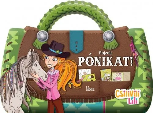 Csilivili Lili – Rajzolj pónikat! - Öltöztetőkönyv kreatív gyerekeknek Nézd meg most