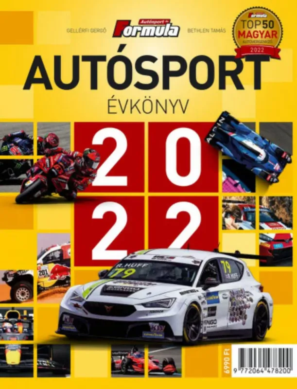 Szezonális akció Autósport évkönyv 2022 - Gellérfi Gergő