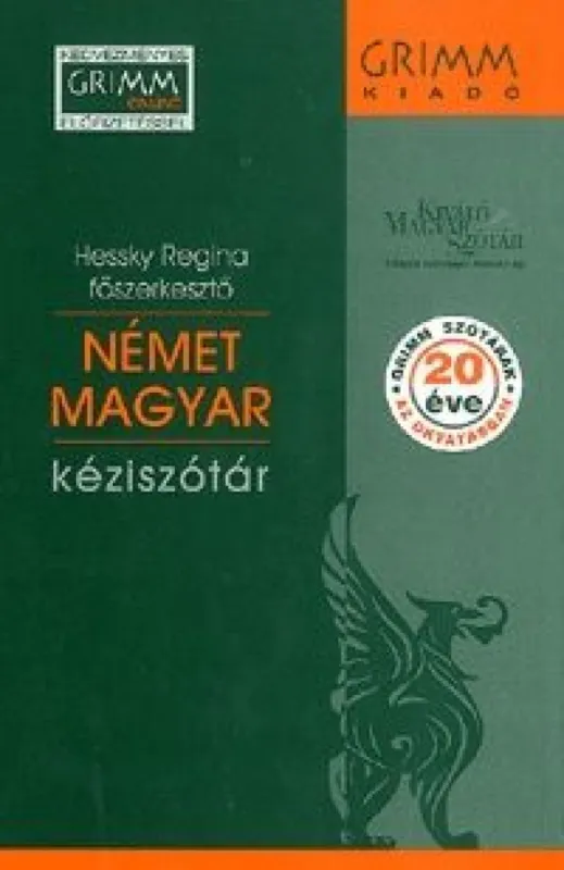 Német-magyar kéziszótár Korlátozott ajánlat