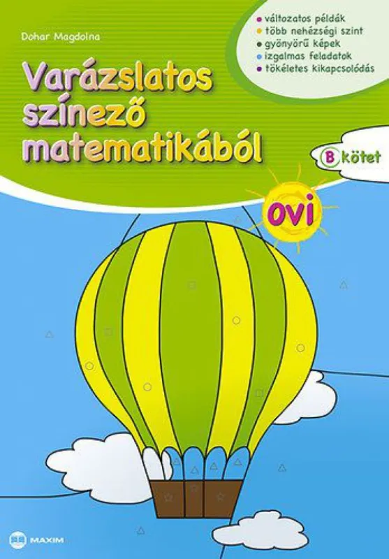 Utolsó esély Varázslatos színező matematikából OVI B kötet