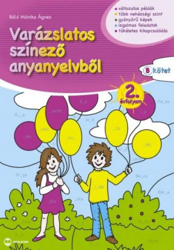 Varázslatos színező anyanyelvből 2B kötet Újdonság