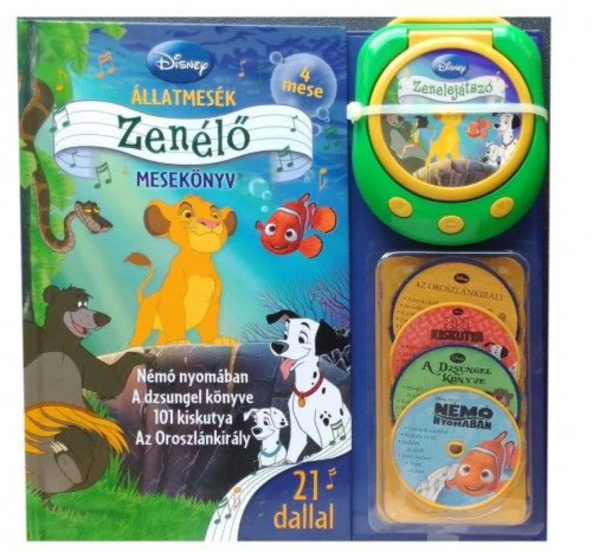 Disney Állatmesék - Zenélő mesekönyv 21 dallal Népszerű