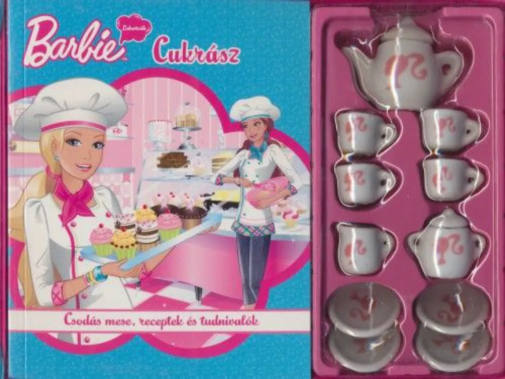 Barbie - Lehetnék cukrász - Mesekönyv és teáskészlet Vedd meg online