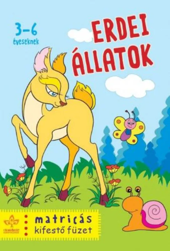 Expressz szállítás Erdei állatok-Matricás kifestő füzet