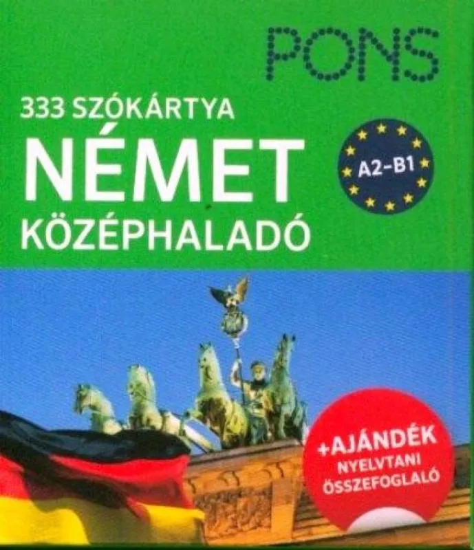Alacsony ár Szókártyák - 333 szó - német középhaladó A2-B1 - PONS