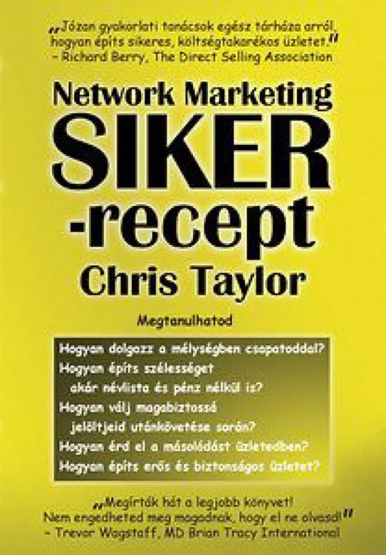 Végkiárusítás Network Marketing - Siker-recept