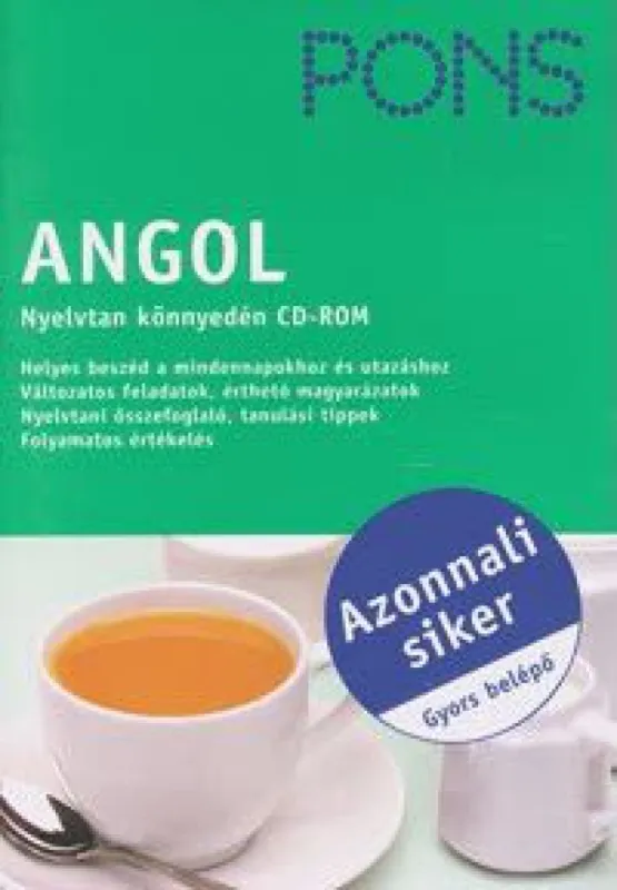 PONS Nyelvtan könnyedén CD-ROM - Angol - Tanulás, gyakorlás, alkalmazás Kedvezményes ár