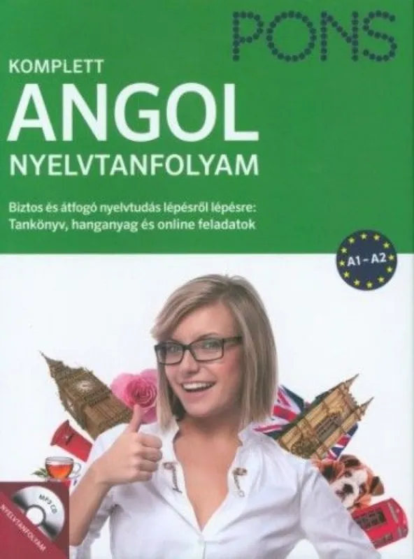 Kihagyhatatlan ajánlat Kompett angol nyelvtanfolyam kezdőknek és újrakezdőknek A1-A2 - Pons - Tankönyv, hanganyag és online feladatok