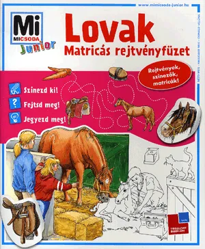 Kihagyhatatlan ajánlat Lovak - matricás rejtvényfüzet - Mi micsoda junior
