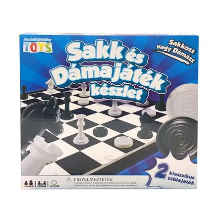 Azonnal elérhető Sakk és Dámajáték készlet