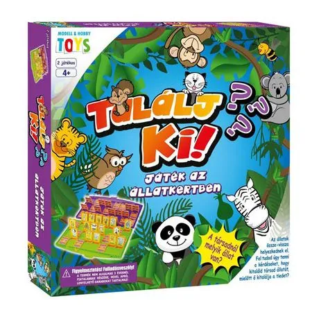 Azonnali szállítás Találj ki! – Játék az állatkertben társasjáték